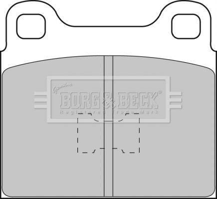 Borg & Beck BBP1085 - Brake Pad Set, disc brake autospares.lv