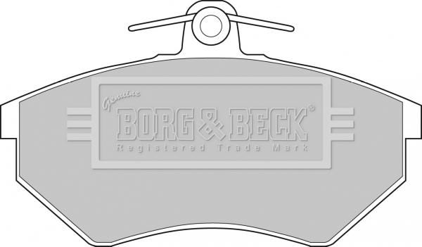 Borg & Beck BBP1427 - Brake Pad Set, disc brake autospares.lv