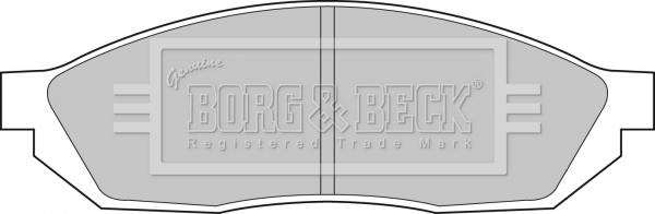 Borg & Beck BBP1071 - Brake Pad Set, disc brake autospares.lv