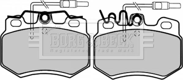 Borg & Beck BBP1073 - Brake Pad Set, disc brake autospares.lv