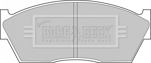 Borg & Beck BBP1077 - Brake Pad Set, disc brake autospares.lv