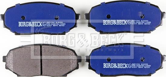 Borg & Beck BBP1194 - Brake Pad Set, disc brake autospares.lv