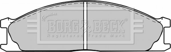 Borg & Beck BBP1195 - Brake Pad Set, disc brake autospares.lv