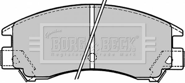 Borg & Beck BBP1148 - Brake Pad Set, disc brake autospares.lv