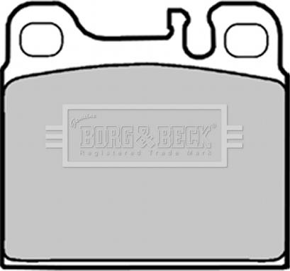 Borg & Beck BBP1158 - Brake Pad Set, disc brake autospares.lv