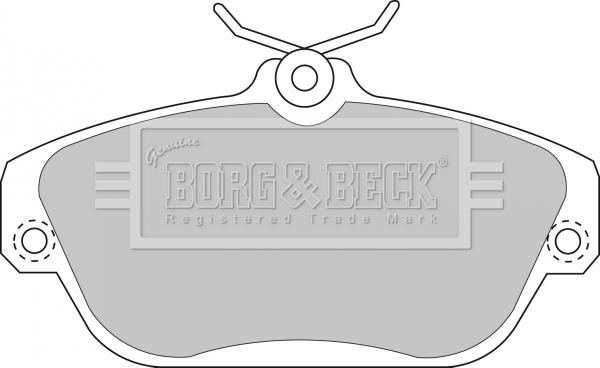 Borg & Beck BBP1157 - Brake Pad Set, disc brake autospares.lv