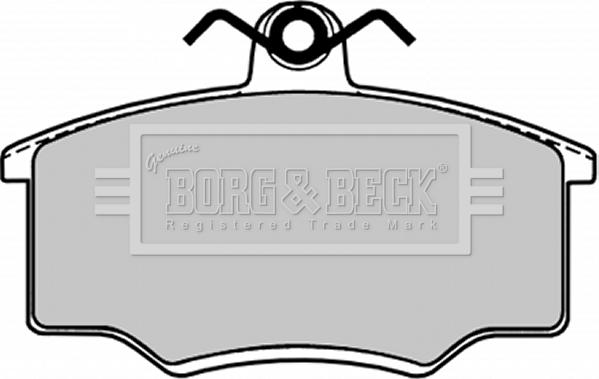 Borg & Beck BBP1103 - Brake Pad Set, disc brake autospares.lv