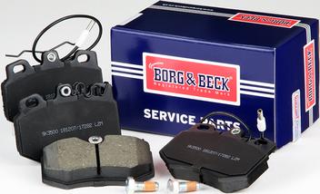 Borg & Beck BBP1111 - Brake Pad Set, disc brake autospares.lv