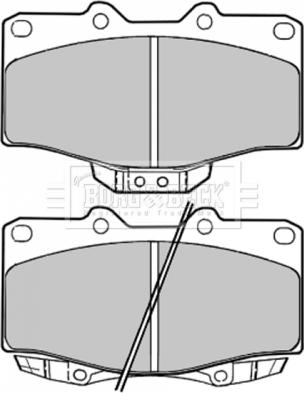 4X4 ESTANFI EST-50-02-291 - Brake Pad Set, disc brake autospares.lv