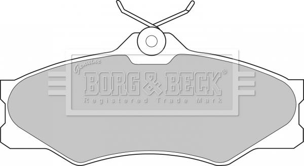 Borg & Beck BBP1175 - Brake Pad Set, disc brake autospares.lv