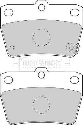 Borg & Beck BBP1804 - Brake Pad Set, disc brake autospares.lv