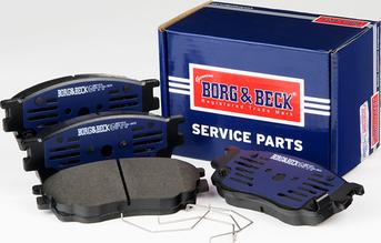 Borg & Beck BBP1814 - Brake Pad Set, disc brake autospares.lv