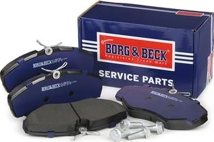 Borg & Beck BBP1812 - Brake Pad Set, disc brake autospares.lv