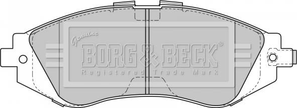 Borg & Beck BBP1881 - Brake Pad Set, disc brake autospares.lv