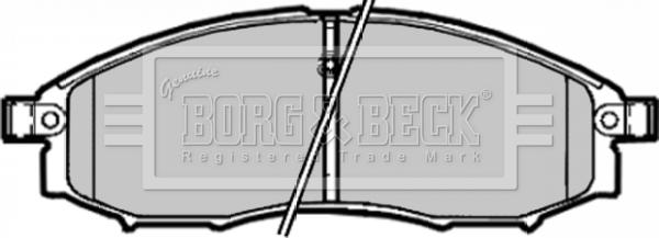 Borg & Beck BBP1882 - Brake Pad Set, disc brake autospares.lv