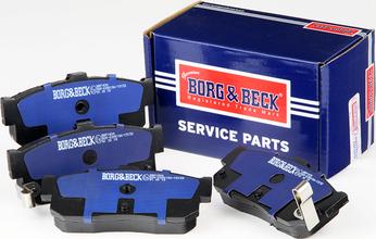 Borg & Beck BBP1834 - Brake Pad Set, disc brake autospares.lv