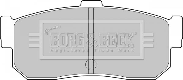 Borg & Beck BBP1834 - Brake Pad Set, disc brake autospares.lv