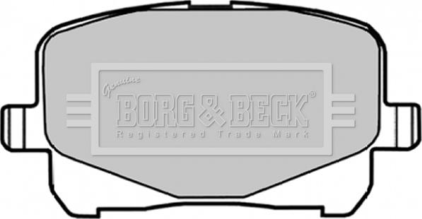 Borg & Beck BBP1835 - Brake Pad Set, disc brake autospares.lv