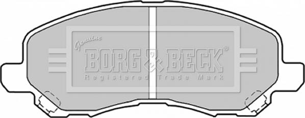 Borg & Beck BBP1831 - Brake Pad Set, disc brake autospares.lv