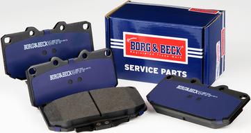 Borg & Beck BBP1832 - Brake Pad Set, disc brake autospares.lv