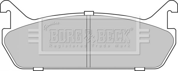 Borg & Beck BBP1828 - Brake Pad Set, disc brake autospares.lv