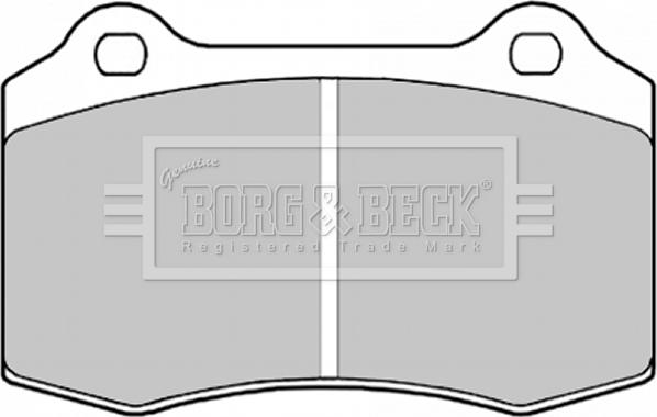 Borg & Beck BBP1823 - Brake Pad Set, disc brake autospares.lv