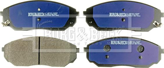 Borg & Beck BBP1874 - Brake Pad Set, disc brake autospares.lv