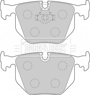 Borg & Beck BBP1871 - Brake Pad Set, disc brake autospares.lv