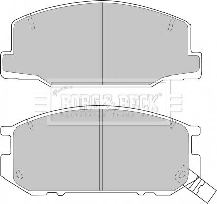 Borg & Beck BBP1345 - Brake Pad Set, disc brake autospares.lv
