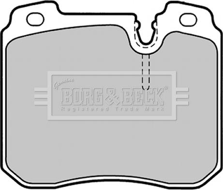 Borg & Beck BBP1340 - Brake Pad Set, disc brake autospares.lv