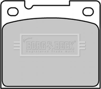 Borg & Beck BBP1347 - Brake Pad Set, disc brake autospares.lv