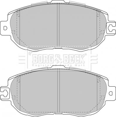 Borg & Beck BBP1352 - Brake Pad Set, disc brake autospares.lv