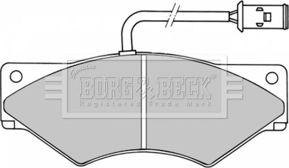 Borg & Beck BBP1357 - Brake Pad Set, disc brake autospares.lv