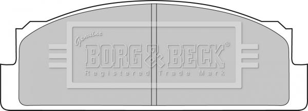 Borg & Beck BBP1305 - Brake Pad Set, disc brake autospares.lv