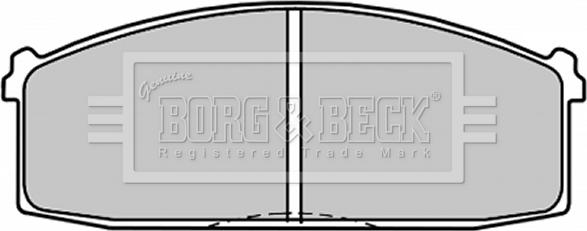 Borg & Beck BBP1300 - Brake Pad Set, disc brake autospares.lv