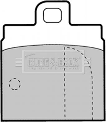 Borg & Beck BBP1308 - Brake Pad Set, disc brake autospares.lv