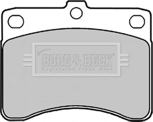 Borg & Beck BBP1303 - Brake Pad Set, disc brake autospares.lv