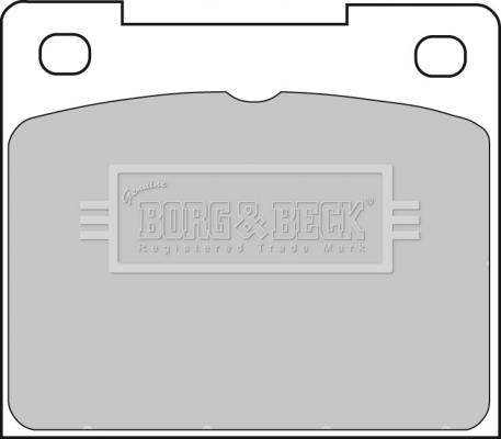 Borg & Beck BBP1307 - Brake Pad Set, disc brake autospares.lv