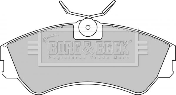 Borg & Beck BBP1316 - Brake Pad Set, disc brake autospares.lv