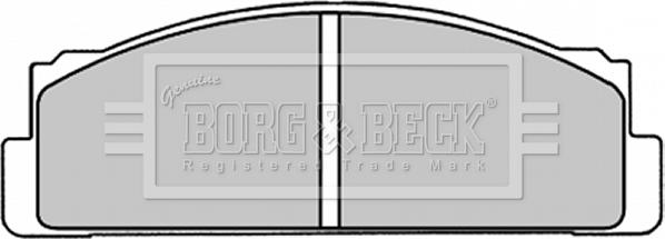 Borg & Beck BBP1310 - Brake Pad Set, disc brake autospares.lv