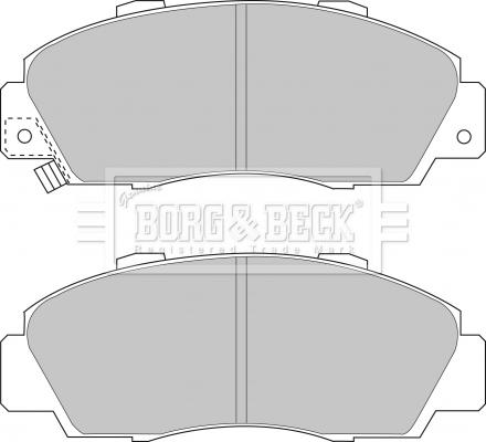 Borg & Beck BBP1389 - Brake Pad Set, disc brake autospares.lv