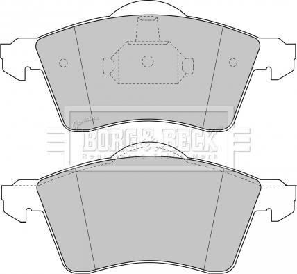 Borg & Beck BBP1384 - Brake Pad Set, disc brake autospares.lv