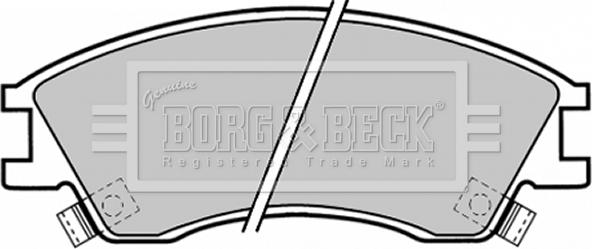 Borg & Beck BBP1378 - Brake Pad Set, disc brake autospares.lv