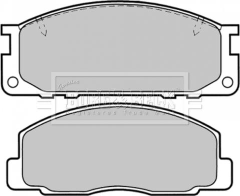 Spidan 32667 - Brake Pad Set, disc brake autospares.lv