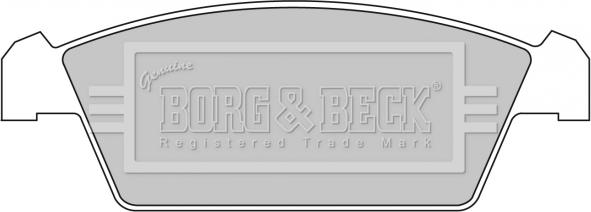 Borg & Beck BBP1299 - Brake Pad Set, disc brake autospares.lv