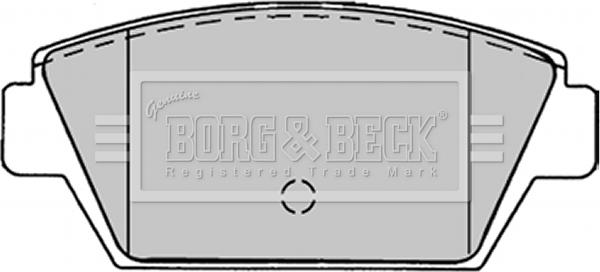 Borg & Beck BBP1243 - Brake Pad Set, disc brake autospares.lv