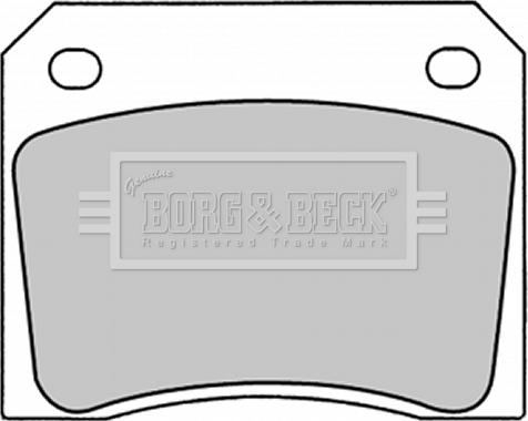 Borg & Beck BBP1281 - Brake Pad Set, disc brake autospares.lv
