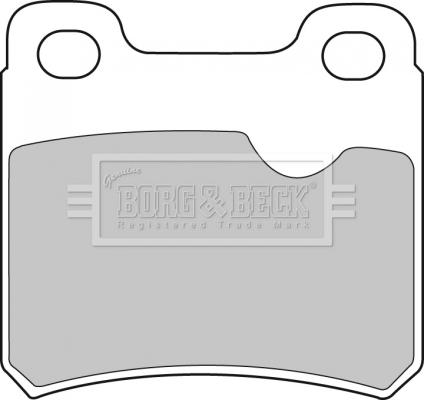 Borg & Beck BBP1282 - Brake Pad Set, disc brake autospares.lv