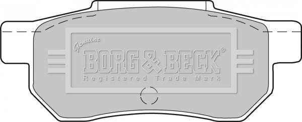 Borg & Beck BBP1237 - Brake Pad Set, disc brake autospares.lv