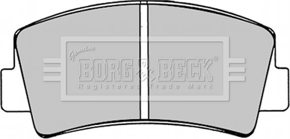 Borg & Beck BBP1221 - Brake Pad Set, disc brake autospares.lv